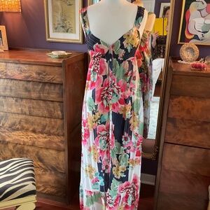 Johnny Was silk maxi dress